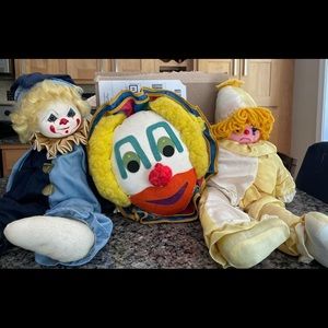 vintage clown dolls